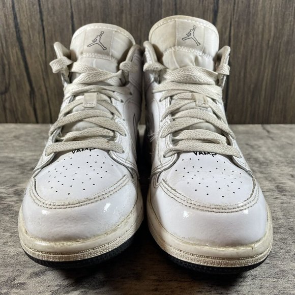 Air Jordan 1 Mid Schematic Size 1.5Y (GS) DQ1866-100 - Picture 5 of 8